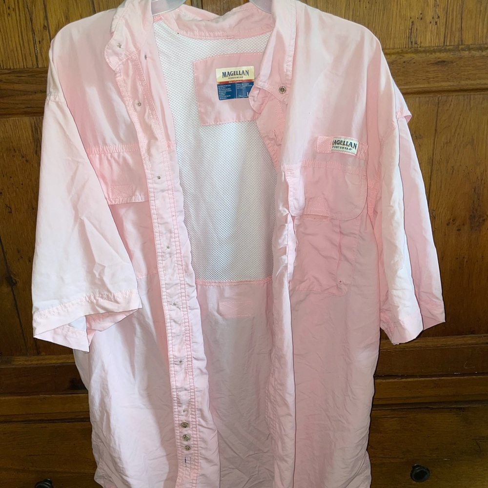 Magellan Pink Fishing Shirt